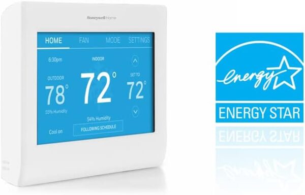 Honeywell Home Smart Color Wi-Fi Thermostat - ENERGY STAR Programmable Touch Screen with Alexa Compatibility - C-Wire Required - Image 4