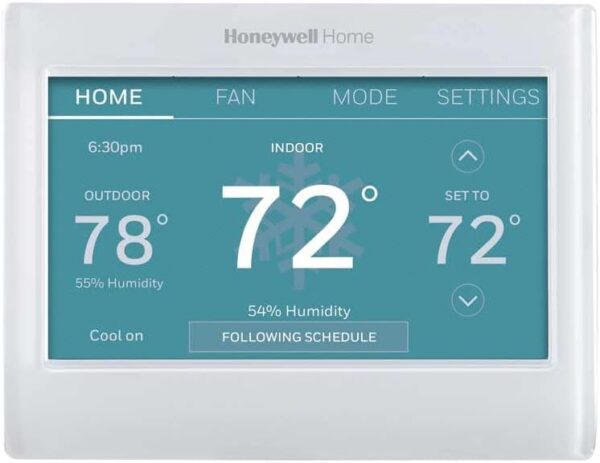 Honeywell Home Smart Color Wi-Fi Thermostat - ENERGY STAR Programmable Touch Screen with Alexa Compatibility - C-Wire Required - Image 8