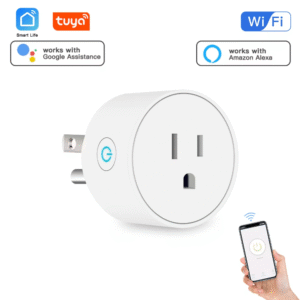 Tuya Smart WiFi Plug - USA Socket Wireless Switch with Voice Control for Alexa Google Home - Timer & Automation Features