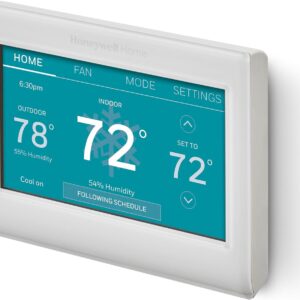 Honeywell Home Smart Color Wi-Fi Thermostat - ENERGY STAR Programmable Touch Screen with Alexa Compatibility - C-Wire Required