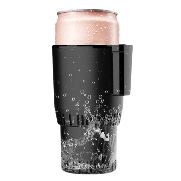2-in-1 Auto Refrigerator Cup - 12V Cooling & Heating Car Mug with 36W Semiconductor Technology - Smart Travel Drink Cooler for Outdoor Use - Image 2