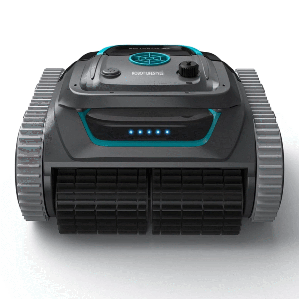 Cordless Robot Pool Cleaner - 6400mAh Lithium Battery with APP Control - Autonomous Route Planning for Tiles PVC Mosaic Cement Pools