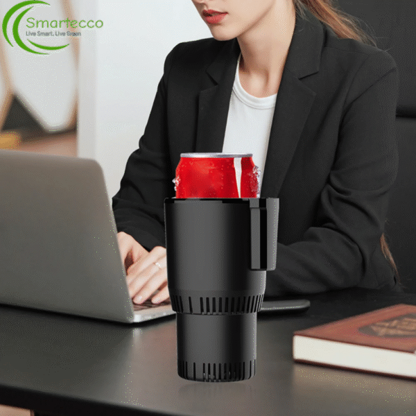 2-in-1 Auto Refrigerator Cup - 12V Cooling & Heating Car Mug with 36W Semiconductor Technology - Smart Travel Drink Cooler for Outdoor Use - Image 4