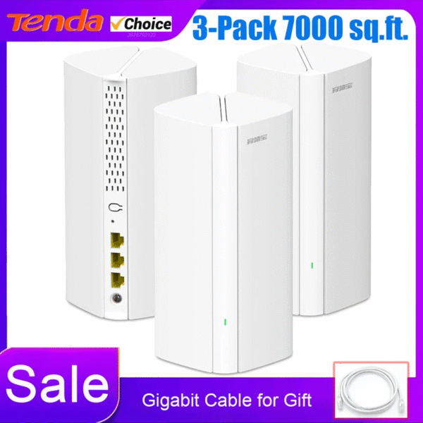 Tenda AX3000 WiFi 6 Mesh System - EX/MX12 Router with 7000 Sq.Ft Coverage - Dual-Band Wi-Fi 6 Router EU/US/UK Plug Options - Image 5